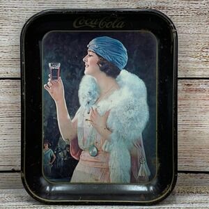 1973 Coca-Cola Metal Serving Tray 1925 Advertisement Reproduction Drink Coke‎